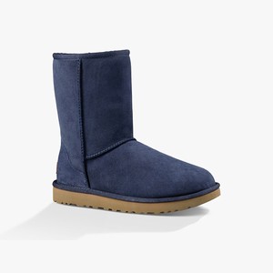 Ugg Classic Short II Klassiska Stövlar Dam Marinblå (270691LPN)